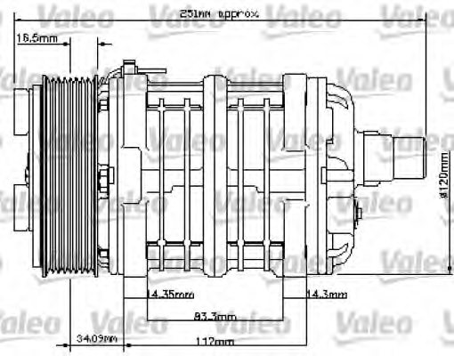 VALEO 815805 Compressor, air conditioning